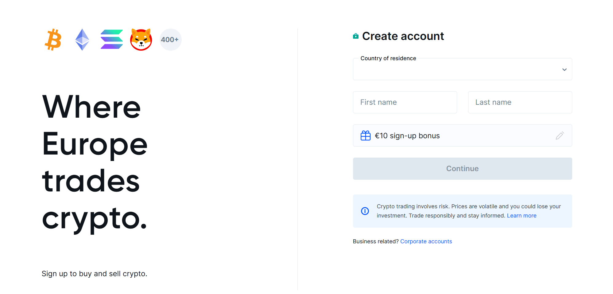 Bitvavo bonus pri registraciji 10 EUR i trgovanje bez naknade