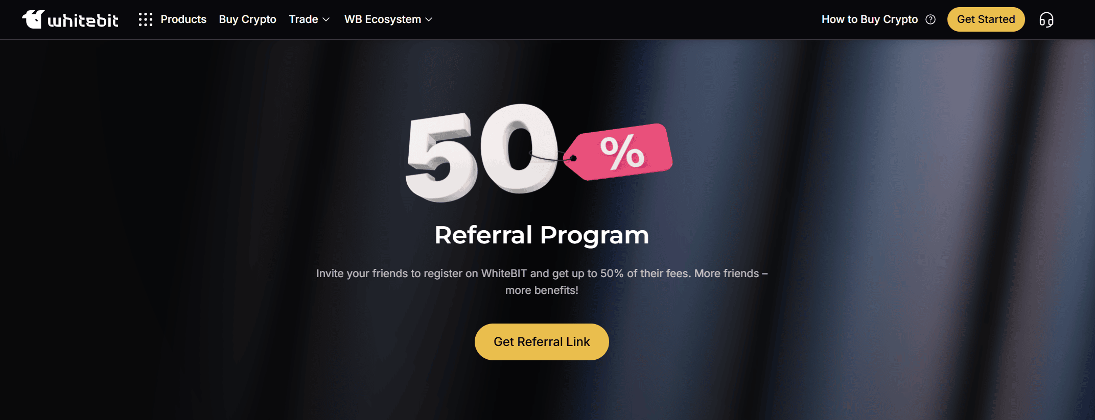 WhiteBIT program preporuke i afilijatni program struktura provizija